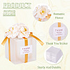 Clear PVC Candy Gift Packaging Boxes with Ribbon & Artificial Flower CON-TAC0001-20D-5