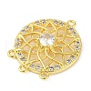 Brass Pave Clear Cubic Zirconia Chandelier Component Links KK-L219-23G-2