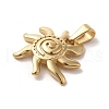 PVD Vacuum Plating 304 Stainless Steel Pendants STAS-B053-26G-2