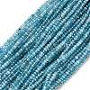 Natural Blue Topaz Beads Strands G-RM2025-15-2