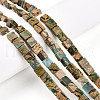 Natural Verdite Stone Beads Strands G-N346-05A-02-1