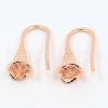 Brass Earring Hooks for Earring Design KK-M047-01-2