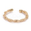 Long-Lasting Plated Brass Cuff Bangles BJEW-E370-13G-2