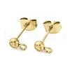 304 Stainless Steel Stud Earring Findings STAS-V003-10G-01-1