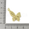 Brass Micro Pave Clear Cubic Zirconia Pendants KK-E111-09G-3