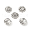 Rack Plating Brass Beads Caps KK-B088-03B-P-1