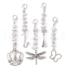 Wedding Theme Alloy Pendants Decorations HJEW-JM01326-1