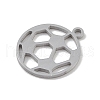 Non-Tarnish 304 Stainless Steel Pendants STAS-B062-06P-2