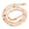 Natural Citrine Beads Strands G-A262-A01-5mm-3