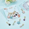  Enamel Charms Kit for DIY Jewelry Making Finding Kit DIY-NB0006-21-3