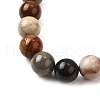 Natural Picture Jasper Beads Strands G-S390-07-10mm-4