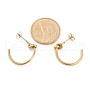 Vacuum Plating 304 Stainless Steel knot Stud Earrings for Women EJEW-R002-02G-5