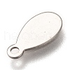 Non-Tarnish 201 Stainless Steel Chain Extender Drop STAS-O134-04P-2