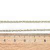 Ion Plating(IP) 304 Stainless Steel Cable Necklaces MAK-N016-12G-3