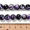 Dyed Natural Fire Crackle Agate Beads Strands G-G203-10E-10mm-5