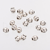 Barrel Tibetan Silver Spacer Beads AB608-NF-1