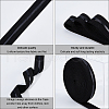 Imitation Nylon Flat Elastic Non-slip Band OCOR-WH0089-02B-01-6