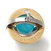 Ion Plating(IP) 304 Stainless Steel Opaque Resin Pendants STAS-P371-001G-2
