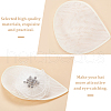 Linen Mini Hat Fascinator Base AJEW-WH0561-32E-4