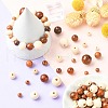 Natural Wood Beads WOOD-CJ0001-09-6