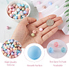 140Pcs 14 Colors Food Grade Eco-Friendly Silicone Beads SIL-TA0001-26-4