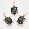 Printed Alloy Pendants PALLOY-T072-030LG-1