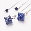 Chakra Natural Lapis Lazuli Dowsing Pendulums X-G-F516-01E-2