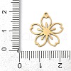 5Pcs 201 Stainless Steel Pendants STAS-K299-03B-G-3