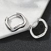 Brass Hoop Earrings EJEW-D320-12P-3