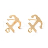 201 Stainless Steel Stud Earring Findings STAS-K241-02G-1