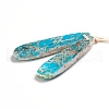 Natural Imperial Jasper Pendants X-G-G827-03U-3
