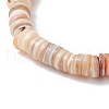 2Pcs Starfish & Tortoise Natural Freshwater Shell with Synthetic Turquoise Beads Stretch Bracelets for Men Women BJEW-JB11745-6