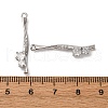 Brass Micro Pave Cubic Zirconia Pendants KK-Z112-03P-3