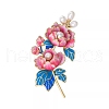 Peony Enamel Pins PW-WG36885-01-3