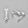 304 Stainless Steel Clip-on Earring Converters Findings STAS-O110-20S-2