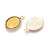 Fruit Alloy Enamel Pendants ENAM-T022-32H-2