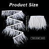 Gorgecraft 2 Yards Fashion Ostrich Feather Cloth Strand Costume Accessories FIND-GF0003-42B-2