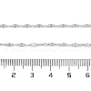 Non-Tarnish 304 Stainless Steel Dapped Chain Necklace for Men Women NJEW-E076-02P-2