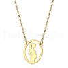 Mother's Day Stainless Steel Ppregnant Pendant Necklaces for Women KE6732-1-2