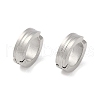 Non-Tarnish Ion Plating(IP) 304 Stainless Steel Clip-on Earrings EJEW-M001-11P-1
