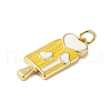 Rack Plating Brass Enamel Pendants KK-S372-03D-01-2