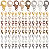 SOFPLATE 800Pcs 8 Colors Zinc Alloy Lobster Claw Clasps FIND-SP0001-32-1