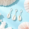Natural Shell Pendant Decoration HJEW-JM03189-01-2