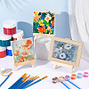 Foldable Wood Triangle Easel WOOD-WH0034-52A-3