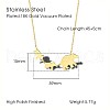 304 Stainless Steel Pendant Necklaces for Women FS-WGD2842-03-2