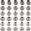 Tibetan Style Alloy European Beads TIBEB-FH0001-18AS-LF-1