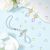 SOFPLATE 300Pcs 2 Colors Iron Triangle Linking Ring IFIN-SP0001-14-4