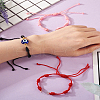 10Pcs 5 Colors Adjustable Braided Nylon Cord Bracelet Making AJEW-TA0001-25-27