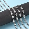 304 Stainless Steel Cuban Link Chains CHS-G010-02P-6