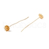 Brass Daisy Flower Head Pins  FIND-B009-09G-2